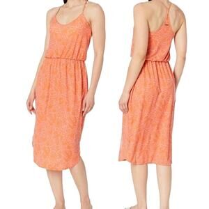 Prana Ayla Dress Fresca Flora Fauna Coral - Built In Bra - Size XS 1970591 - $99
